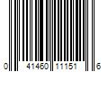 Barcode Image for UPC code 041460111516