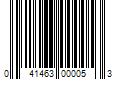 Barcode Image for UPC code 041463000053