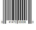 Barcode Image for UPC code 041470000060