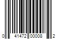 Barcode Image for UPC code 041472000082