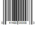 Barcode Image for UPC code 041488000083