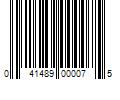 Barcode Image for UPC code 041489000075