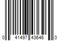 Barcode Image for UPC code 041497436460. Product Name: 