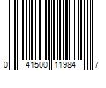 Barcode Image for UPC code 041500119847