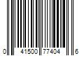 Barcode Image for UPC code 041500774046