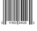 Barcode Image for UPC code 041500840260