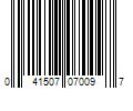 Barcode Image for UPC code 041507070097