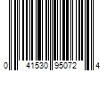 Barcode Image for UPC code 041530950724