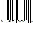 Barcode Image for UPC code 041531000060