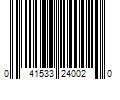 Barcode Image for UPC code 041533240020