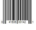 Barcode Image for UPC code 041535001421