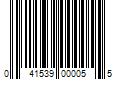 Barcode Image for UPC code 041539000055