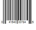 Barcode Image for UPC code 041540007845