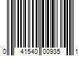 Barcode Image for UPC code 041540009351