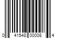 Barcode Image for UPC code 041548000084