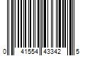 Barcode Image for UPC code 041554433425