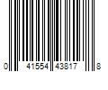 Barcode Image for UPC code 041554438178