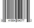 Barcode Image for UPC code 041554540772