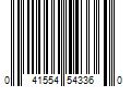 Barcode Image for UPC code 041554543360