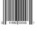 Barcode Image for UPC code 041558000081