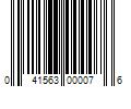 Barcode Image for UPC code 041563000076