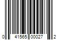 Barcode Image for UPC code 041565000272