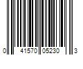 Barcode Image for UPC code 041570052303. Product Name: Blue Diamond Almonds Bold Wasabi & Soy Sauce Almonds  1.5 Oz.  12 Count