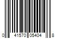 Barcode Image for UPC code 041570054048