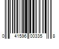 Barcode Image for UPC code 041596003358