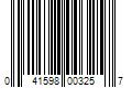 Barcode Image for UPC code 041598003257