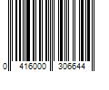 Barcode Image for UPC code 0416000306644