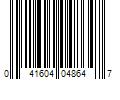 Barcode Image for UPC code 041604048647