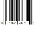 Barcode Image for UPC code 041604257711