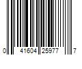 Barcode Image for UPC code 041604259777