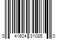 Barcode Image for UPC code 041604310850. Product Name: 