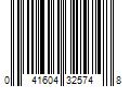 Barcode Image for UPC code 041604325748