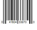 Barcode Image for UPC code 041604338700