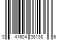 Barcode Image for UPC code 041604381386