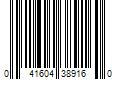 Barcode Image for UPC code 041604389160