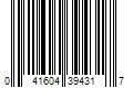 Barcode Image for UPC code 041604394317