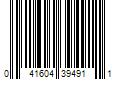 Barcode Image for UPC code 041604394911