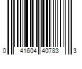 Barcode Image for UPC code 041604407833