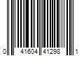 Barcode Image for UPC code 041604412981