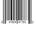 Barcode Image for UPC code 041604417832