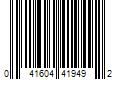 Barcode Image for UPC code 041604419492