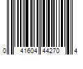 Barcode Image for UPC code 041604442704