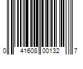 Barcode Image for UPC code 041608001327