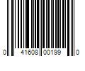 Barcode Image for UPC code 041608001990