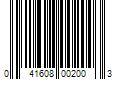 Barcode Image for UPC code 041608002003