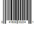 Barcode Image for UPC code 041608002041